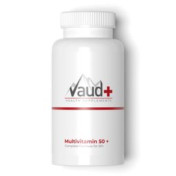Vaud ® Multivitamin 50 + | Hochdosierte Multivitamin Tabletten | Multivitamin Komplex Menschen ab 50