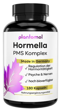 plantomol® Hormon Balance Kapseln mit Myo-Inositol Gänsefingerkraut Mönchspfeffer & B6 - Hormella