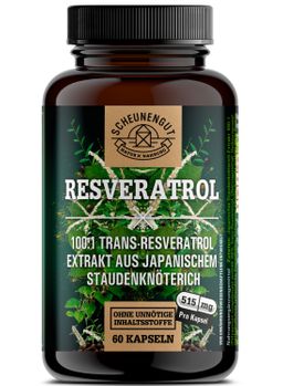 Scheunengut® Resveratrol 100:1 | Trans-Resveratrol Extrakt