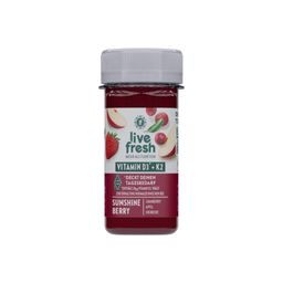 LiveFresh Vitamin D3 K2 Shot kaltgepresst - Sunshine Berry