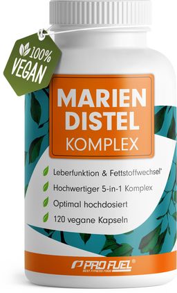 ProFuel - Mariendistel Komplex Kapseln hochdosiert 5-fach-Komplex - Kapseln