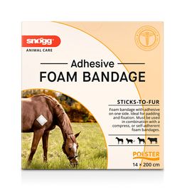 Snögg Animal Polster - Adhesive Foam Bandage, 14 cm x 2 m