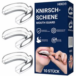 HIXO Knirscherschiene Aufbissschiene BPA-frei (Knirschschiene)