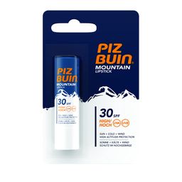 Piz Buin Mountain Lipstick, Lippenpflegestift für Wintersportler, Sonnenschutz für die Lippen LSF 30