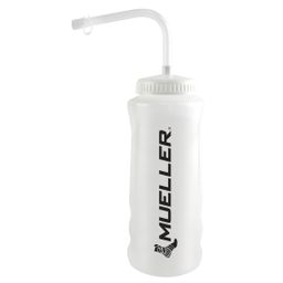 Mueller Trinkflasche Natur mit Trinkhalm