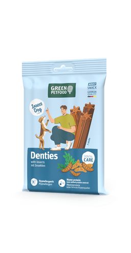 Green Petfood Dog Denties with Insects