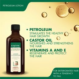 Gerovital Regenerationslotion mit Petroleum & Rizinusöl für geschädigtes und schütteres Haar 100 ml