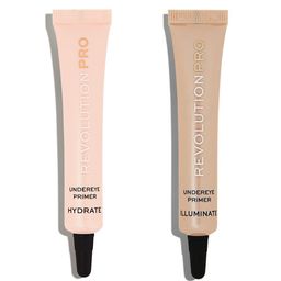 Makeup Revolution - Set aus Leuchtender Grundierung & Feuchtigkeitsspendender Augenbereich-Basis