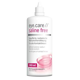 Eye.care Saline Travelpack 30x10 ml – pH-neutrale Kochsalzlösung für harte und weiche Kontaktlinsen