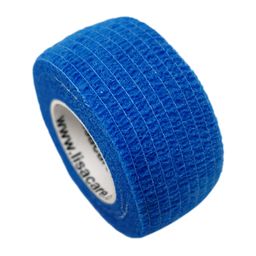 LisaCare latexfreie Fingerpflaster - Hypoallergen - Blau - 2,5cm x 4,5m