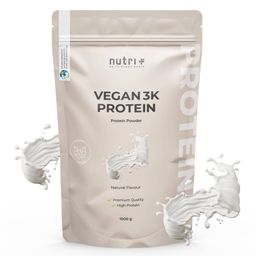 nutri+ Veganes Proteinpulver 3k - Eiweiß Protein Pulver 1kg
