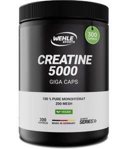 Creatine Monohydrat - 600 Kapseln a 1000mg Kreatin - Wehle Sports®