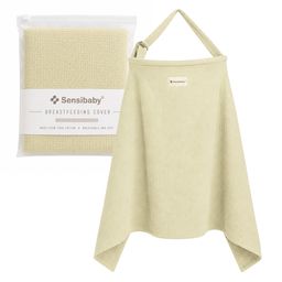 Sensibaby Stilltuch (Beige) - verstellbar - doppellagige Baumwolle