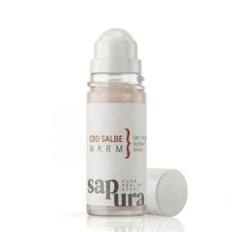 CBD Wärmesalbe Roll-On | Schmerzsalbe extra stark | Arnika & Teufelskralle | SAPURA®