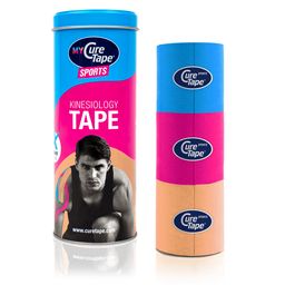 My CureTape® Sports. Vorteilsdosen mit 3 Rollen Kinesiotape