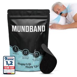 Perfekt-Schlafen24 - 30 x Antischnarch Mundpflaster in Schwarz