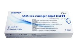 HighTop SARS-CoV-2 Antigen Corona Schnelltest + Gratis Nanovio FFP2