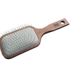 nippes Solingen Stahlstift-Pneumatik-Haarbürste, extra breit, Buche