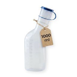 Medi-Inn Urinflasche PP 1000 ml, für Männer, milchig