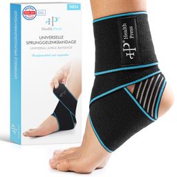 Health Press Sprunggelenkbandage – Universelle Knöchelbandage zur Stabilisierung des Fußgelenks