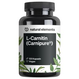 natural elements L-Carnitin 2000 - Premium: Carnipure® von Lonza - 120 Kapseln