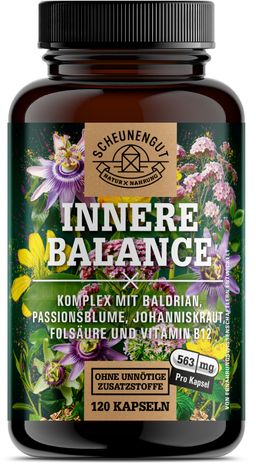 Scheunengut® INNERE BALANCE | Ausgeglichen mit Baldrian, Johanniskraut & Passionsblume