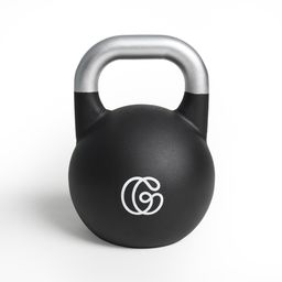 Gymondo Kettlebell aus Gusseisen in schwarz