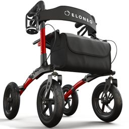 ELONEO Outdoor Rollator mit Luftbereifung