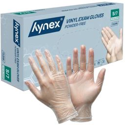 Hynex Vinylhandschuhe transparent puderfrei 4,5g für Pflege Medizin Lebensmittel