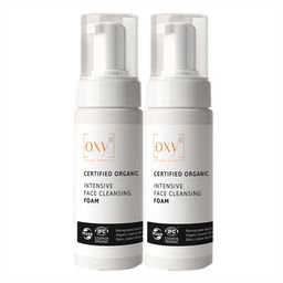OXY8 Naturkosmetik INTENSIVE FACE CLEANSING FOAM – 2er Pack für porentiefe Gesichtsreinigung