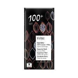 Vivani Edel Bitter 100% + Nibs Schokolade Bio