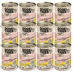 Dogs’n Tiger Adult, Katzenfutter, Frohsinn, Katzen Nassfutter, Getreidefrei, Geflügel & Kürbis