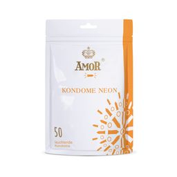 AMOR Neon Kondome 53mm