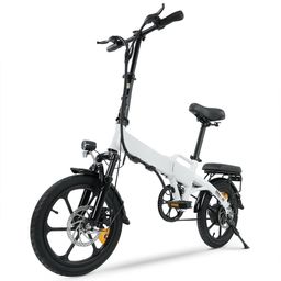 isinwheel U3 Faltbares Elektrofahrrad mit 36V 7,8Ah Akku, 16 Zoll
