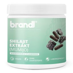 brandl® Shilajit Kapseln | Extrakt mit Fulvinsäure und Huminsäure | Mumijo Original