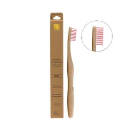 Dr. Botanicals Bambuszahnbürste Rosa