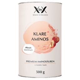 XbyX® Klare Aminos Pfirsich - Premium Aminosäuren Komplex - 8 essenzielle Aminosäuren (EAA)