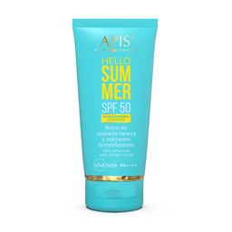 APIS HELLO SUMMER LSF 50, Gesichts-Sonnenschutzcreme mit Zellnektar,
