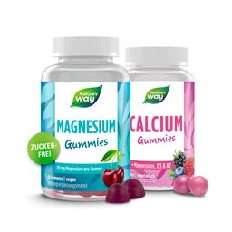 Sport Set I Vitamine für Sportler:innen I 180 mg Magnesium I 500 mg Calcium I vegetarisch I 120 S...