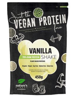Nature's Finest Bio Vegan Protein Vanille, Pulver 450 g