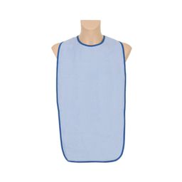 Medi-Inn Esslätzchen 100 cm, mit drei Druckknöpfen, waschbar, blau