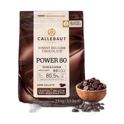 Callebaut POWER 80 Dunkle Schokoladenkuvertüre Callets