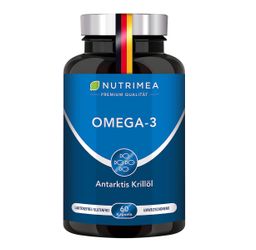 Nutrimea Krillöl Kapseln - ANTARKTIS Omega 3 - Natürliches Krill Öl aus nachhaltigem Wildfang