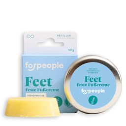 forpeople - Fußcreme Dose + Refiller - Rosmarin und Bienenwachs
