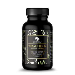 Luondu Vitamin D3 10.000 I.E + K2 MK7 200 mcg Depot
