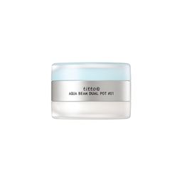 TITTO Aqua Beam Dual Pot #01 Aqua Lip Balm/Shine Beam Plumper