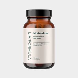LIV Mariendistel Kapseln | 400mg Silymarin pro Tagesdosis