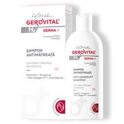 Gerovital H3 Derma+ Anti-Schuppen Shampoo mit Salicylsäure und Biocapigen, 200 ml