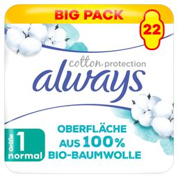 always Ultra Binde Cotton Protection  Normal mit Flügeln BigPack 22 - MP