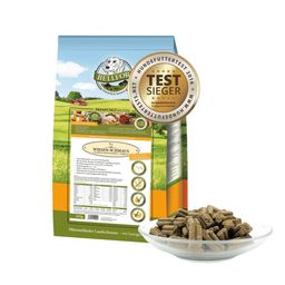 Bellfor Kaltgepresst Trockenfutter für Hunde mit Huhn Getreidefrei - Wiesen-Schmaus